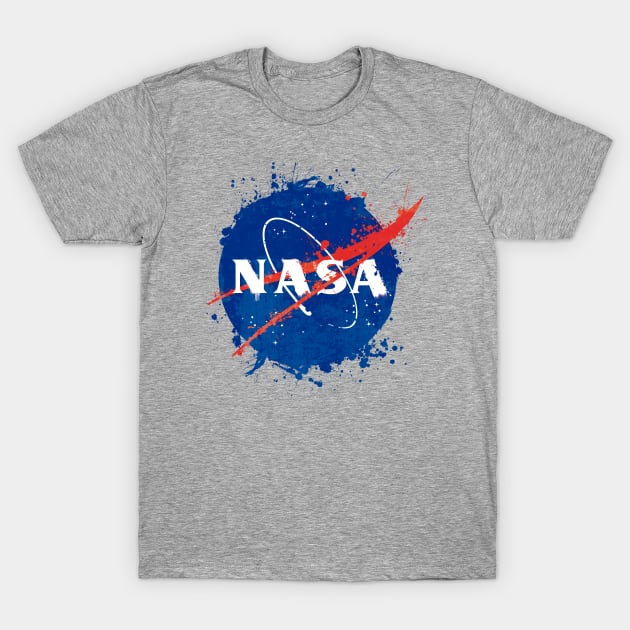 Nasa Splash Logo T-Shirt by OniSide